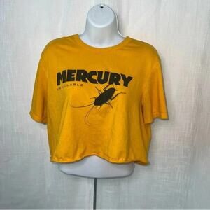 District Mercury Unkillable Crop Top Sz L